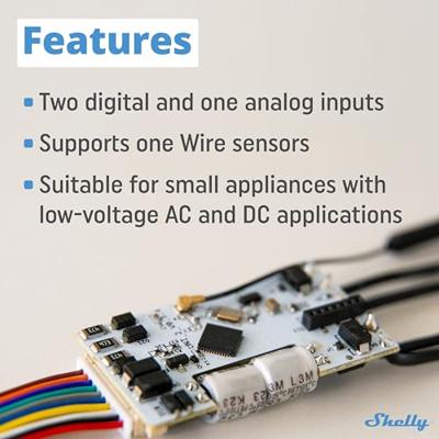 Shelly Shelly Plus Uni Universele module WiFi, Bluetooth Shelly Shelly Plus Uni Universele module WiFi, Bluetooth