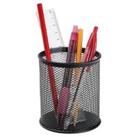Q-CONNECT pennenpotje, mesh metaal, zwart - thumbnail