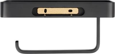 Ben Mykanto toiletrolhouder 18,8x10x9cm mat zwart