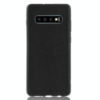 Magische kleuren PU + TPU beschermhoes voor Galaxy S10 (zwart) - thumbnail