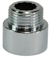 Wiesbaden Kraanverlengkoppeling 1/2 x 15 Chr - thumbnail