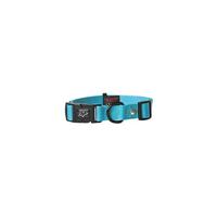 Martin halsband verstelbaar nylon turquoise - thumbnail