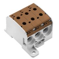 Weidmüller 2874590000 Verdeelblok Schroeven Lichtgrijs, Bruin 1 stuk(s) - thumbnail