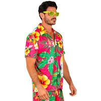 Zomer Partyblouse Papegaai Volwassen - thumbnail