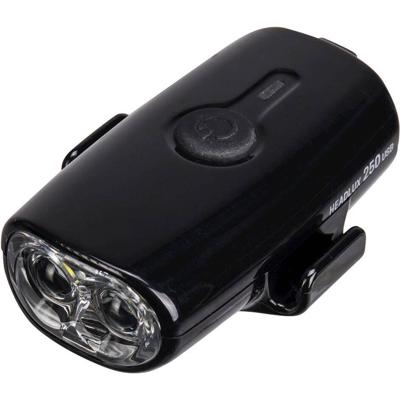 Topeak HeadLux 250 USB Voorlicht - Zwart Topeak HeadLux 250 USB Voorlicht - Zwart