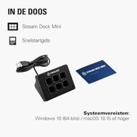 Toetsenbord Elgato Stream Deck Mini Zwart - thumbnail