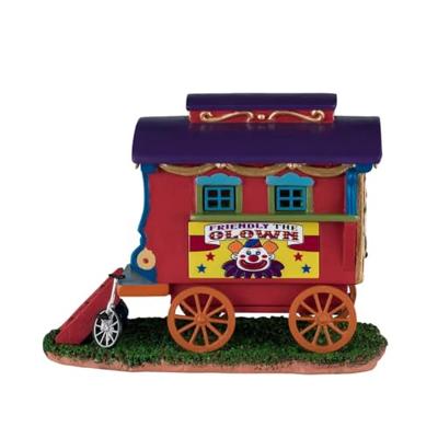 Friendly The Clown Caravan 11x17x14 cm Kersthuisje LEMAX - Lemax Friendly The Clown Caravan 11x17x14 cm Kersthuisje LEMAX - Lemax