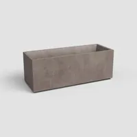 Artevasi sydney kunststof plantenbak 99.5x39.5x43cm taupe - thumbnail