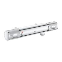 Tweedekans Grohe Grohtherm 1000 Performance douche thermostaatkraan zonder koppelingen 12cm chroom 06812 - thumbnail