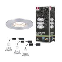 Paulmann 94305 EBL Nova mini Coin LED-inbouwlamp Set van 3 stuks LED 4 W Aluminium - thumbnail