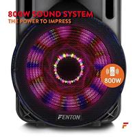 Fenton FT15LED draagbare, actieve 800W PA-speaker - thumbnail