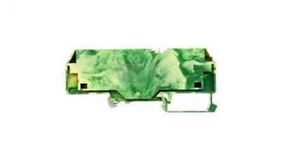 WAGO 283-677 Aardingsklem 12 mm Spanveer Toewijzing: Terre Groen, Geel 20 stuk(s)