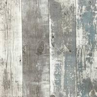 Noordwand behang topchic wooden planks donkergrijs en blauw - thumbnail