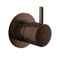 Omstelkraan Hotbath Cobber Inbouw afbouwdeel 2-weg Verouderd Messing Living Colours - thumbnail