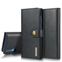 Dg. MING Crazy Horse textuur Flip afneembare magnetische lederen draagtas met houder & kaartsleuven & portemonnee voor Galaxy A70 (zwart) - thumbnail