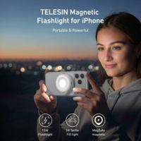 Telesin Magnetische Flitser & Ringlamp MagSafe - Titanium - thumbnail