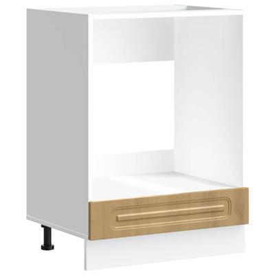 Ovenkasten 2 st Kalmar bewerkt hout artisanaal eikenkleurig