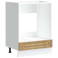 Ovenkasten 2 st Kalmar bewerkt hout artisanaal eikenkleurig - thumbnail