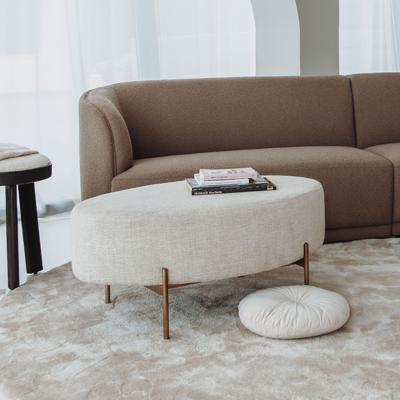 Tower Living Ovale Hocker 'Ossana' 100 x 65cm