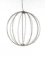 Metal 40 cm 3D Ball Black With 192Led Classic Warm en Copper Wi Anna's Collection - Annas collection - thumbnail