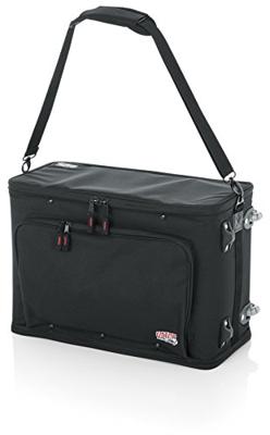 Gator Cases GR-RACKBAG-3UW nylon doubledoor trolley-flightcase 3U