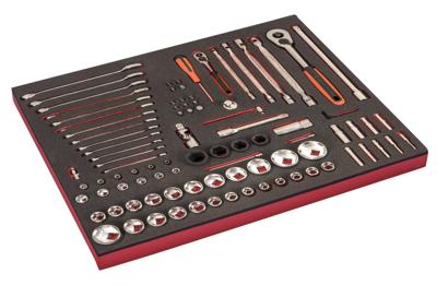 Bahco Foaminlay Fit&Go 3/3 met doppen en toebehoren 1/4" en 1/2" | sleutels en tangen - 94-delig - FF1A153