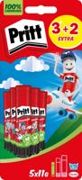 Pritt Original plakstift, 11 g, 3 + 2 gratis, op blister - thumbnail