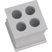 Icotek KT 4/6 Kabeldoorvoering Gegroefd Klem-Ø (max.): 6 mm Elastomeer Grijs 1 stuk(s) - thumbnail