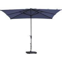 Parasol Syros Luxe Vierkant 280x280cm - Saffier Blauw - thumbnail