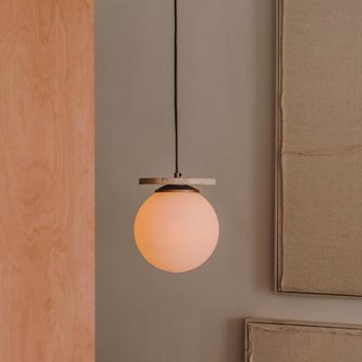 Kave Home Hanglamp 'Malachi' Travertin en glas Kave Home Hanglamp 'Malachi' Travertin en glas