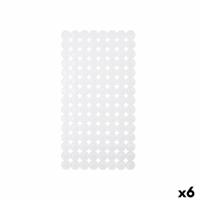 Antislipmat voor in de douche Wit PVC 68 x 1 x 36 cm (6 Stuks) - thumbnail
