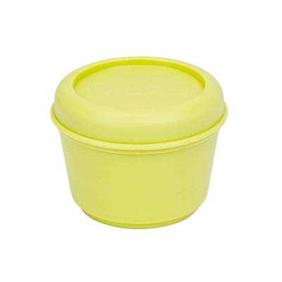 Voedselopslagcontainer Milan Sunset Geel Plastic Cirkelvormig 250 ml Ø 10 x 7 cm