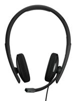 EPOS EPOS ADAPT 160T USB II - Headset - On-Ear - kabelgebunden On Ear headset Kabel Stereo Zwart Noise Cancelling Volumeregeling, Microfoon uitschakelbaar - thumbnail