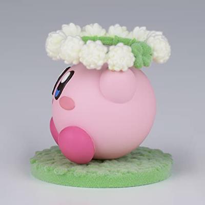 Kirby Fluffy Puffy Figure - Kirby with Flowers