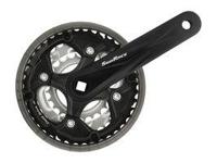SunRace FCM500 Crankstel 175mm 7/8V - Zwart - thumbnail