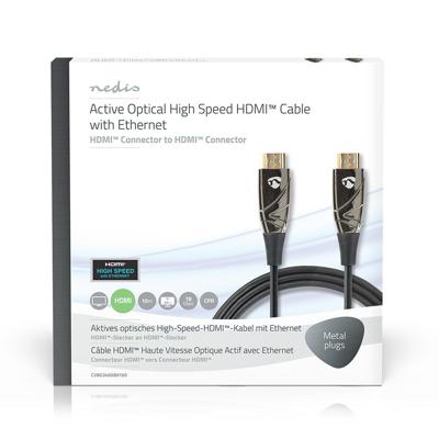Nedis Actieve Optische High Speed HDMI-Kabel met Ethernet | 10 m | 1 stuks - CVBG3400BK100 CVBG3400BK100 - thumbnail
