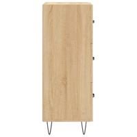 Dressoir 34,5x34x90 cm bewerkt hout sonoma eiken - thumbnail