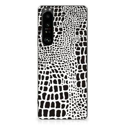 Sony Xperia 1 III | TPU Hoesje | Slangenprint