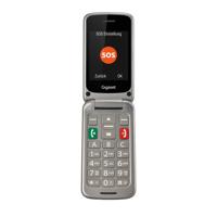 Gigaset GL590 - Mobiele telefoon voor senioren - zonder abonnement - met SOS-functie - comfortabele bediening - drie snelkeuzetoetsen, Zilver - thumbnail