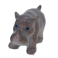 Wild Republic speeldier neushoorn junior 6 cm grijs - thumbnail