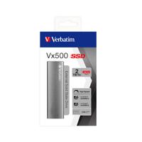 Verbatim Vx500 2 TB Externe SSD harde schijf USB-C 3.2 Gen 2 Grijs 47454 - thumbnail