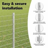 VidaXL Afrasteringspaal 22 pcs zilver 180 cm staal - thumbnail