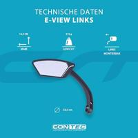 CONTEC achteruitkijkspiegel "e-view" ct mirrors e-view left, glare lens - thumbnail