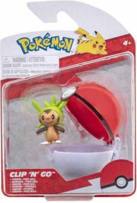 Pokemon Figure - Chespin + Poke Ball (Clip 'n' Go) Pokemon Figure - Chespin + Poke Ball (Clip 'n' Go)