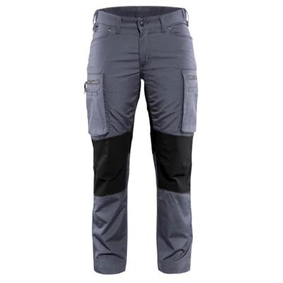 Blåkläder Dames Service werkbroek Stretch 71591845 | Grijs/Zwart | Maat 44 - 7330509499535