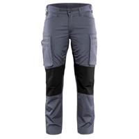 Blåkläder Dames Service werkbroek Stretch 71591845 | Grijs/Zwart | Maat 44 - 7330509499535 - thumbnail