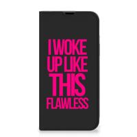 iPhone 13 Pro Max Hoesje met tekst Woke Up - Origineel Cadeau Zelf Maken - thumbnail