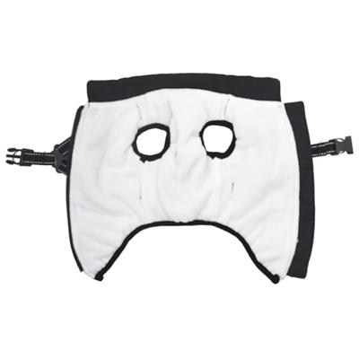 Hondenjas met harnas waterdicht reflecterend zwart L Hondenjas met harnas waterdicht reflecterend zwart L