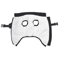 Hondenjas met harnas waterdicht reflecterend zwart L - thumbnail