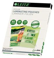 Leitz Eva lamineerhoes ft A5, 160 micron (2 x 80 micron), pak van 100 stuks - thumbnail